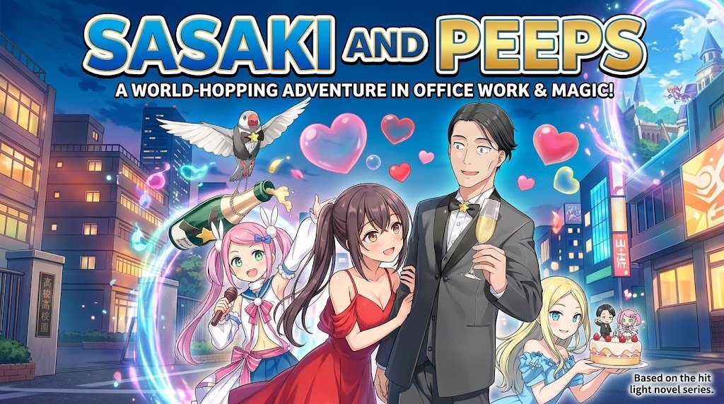 Sasaki and Peeps 2nd Season Unveils Trailer and Cast