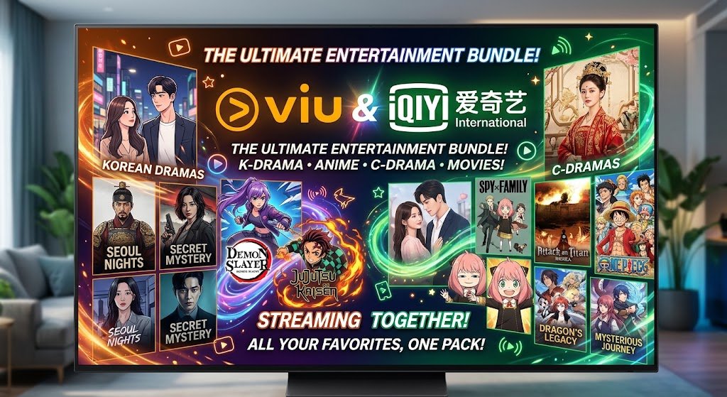 Viu and iQiyi Launch Streaming Bundle in Southeast Asia