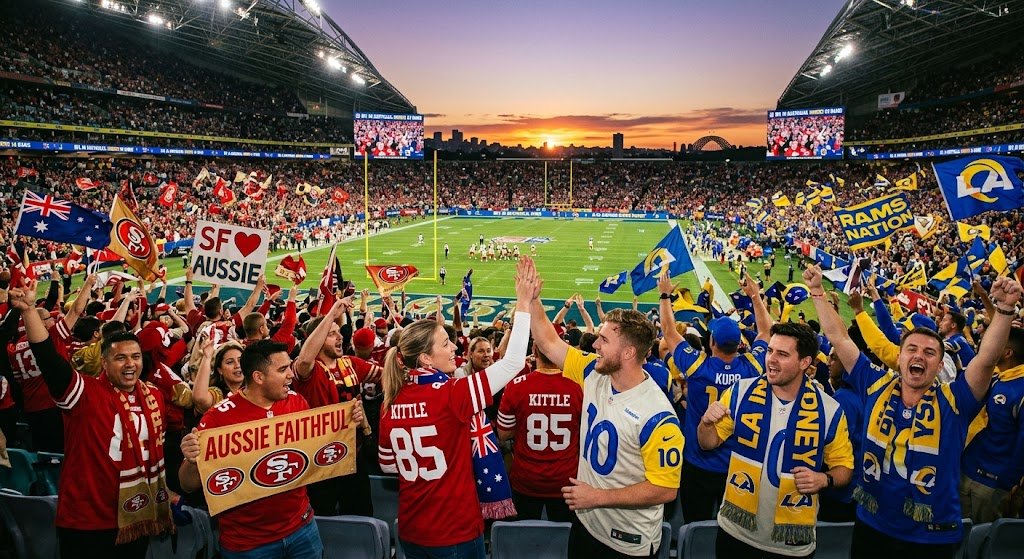 NFL's 49ers-Rams Showcases Australia's Growing Sports Passion