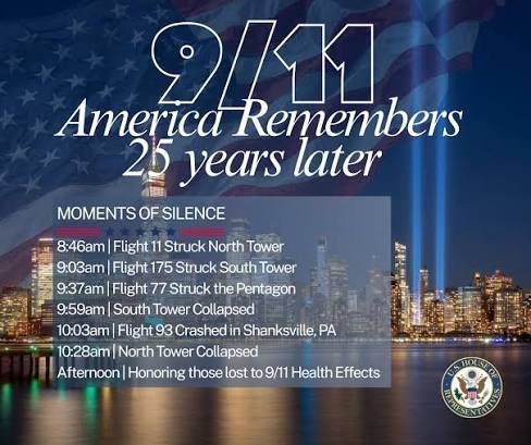 25 Years Later: America Honors 9/11 Victims in Emotional Remembrance